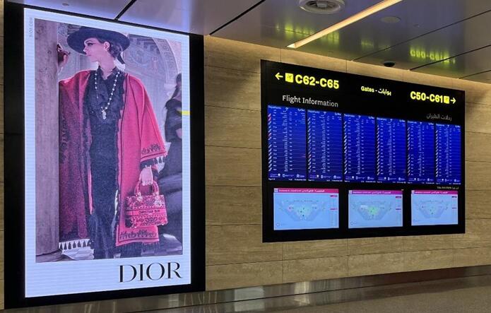 多哈機(jī)場(chǎng)廣告